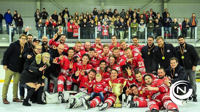 HYC Era Renomar verdiend Belgisch kampioen - HYC vlot over Bulldogs Luik 8-2 :  extra foto's 
