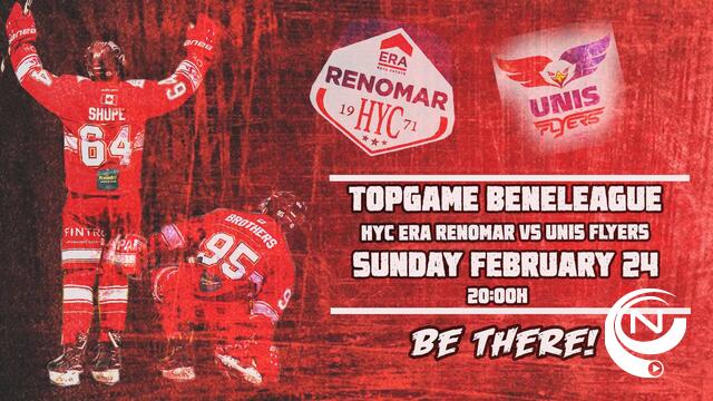 ERA Renomar HYC - Unis.Fl. Heerenveen : zondag voor 1e plaats Beneliga