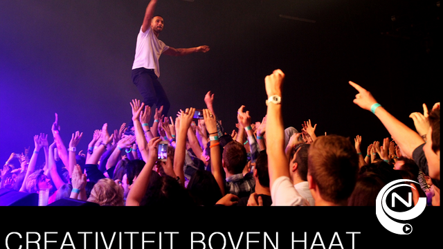 Ingetogen minuten stilte, 'Creativiteit boven haat' 