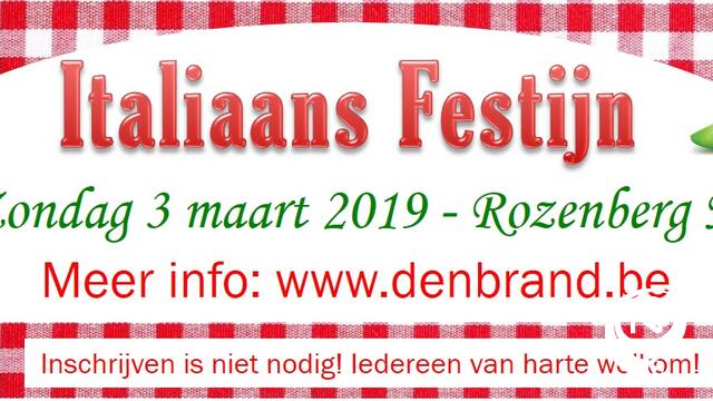Italiaans Festijn voor vzw Den Brand 