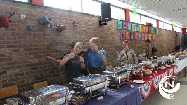 American breakfast voor jamboree scouts en gidsen