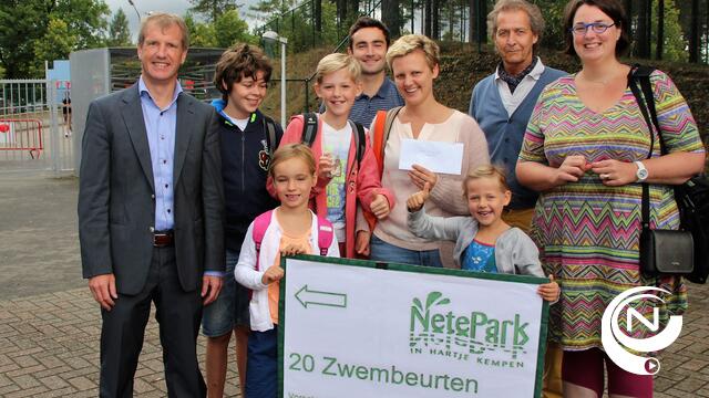 Cadootjes voor 50.000e bezoeker Netepark 
