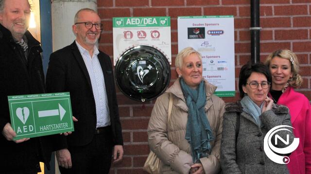 Officiële inhuldiging AED-toestel in kOsh campus Scheppersstraat