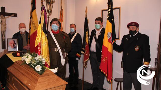 Indringende uitvaart van Frans Gios (101), laatste oudstrijder WOII 5 Linie
