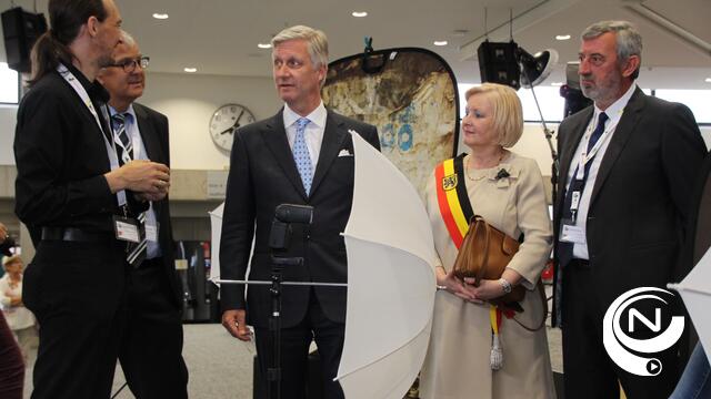 Koning Filip bezoekt CVO Hoger Instituut der Kempen Geel