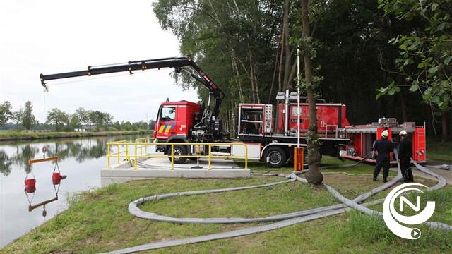 Brandweerzone Kempen test grootwatertransport in omgeving nucleaire bedrijven
