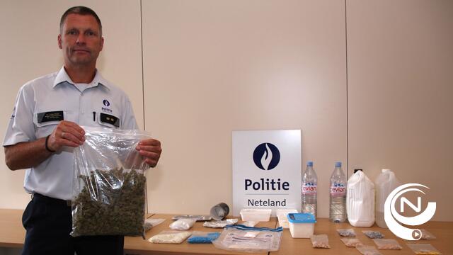 Politie Neteland vangt aanzienlijke partij drugs bij inval op Herenthoutseweg - update