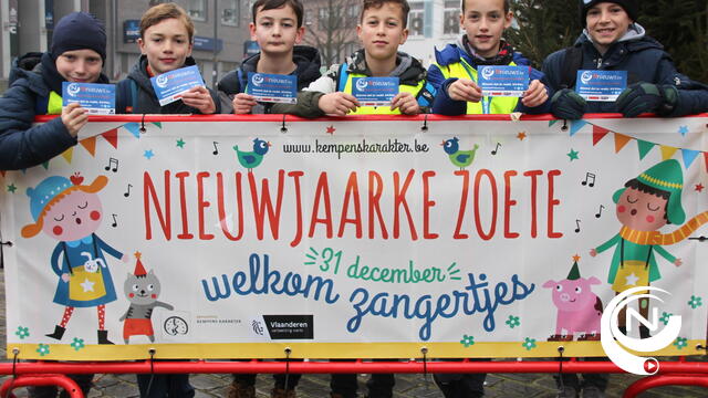 Nieuwjaarzangertjes zingen met talent : 'Gelukkig NieuwSjaar 2020!'