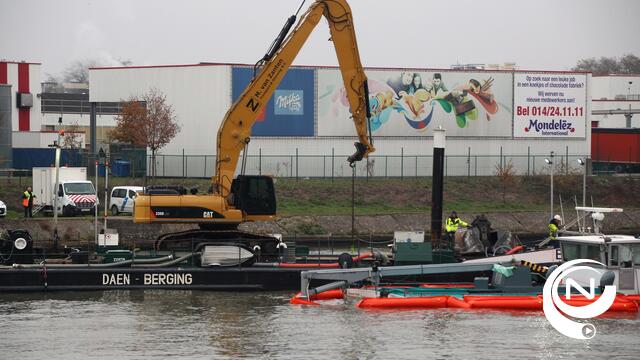 Scheepvaartongeval Albertkanaal - Berging van lading begonnen, schip volgt allicht zondag (4)