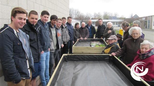Leerlingen SILA Westerlo maken minituintjes voor WZC 'Parel der Kempen'