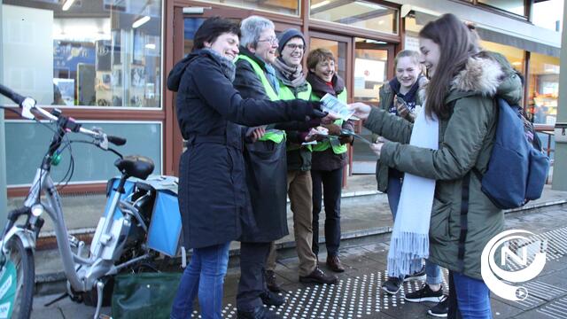 Herentalse Groenen voeren actie met Valentrein 