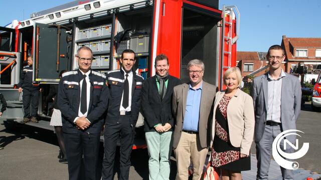 Opendeur brandweer Herentals : inhuldiging nieuwe materiaalwagen 
