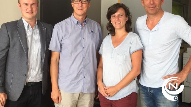 Burgemeester Ward Kennes ontvangt oude en nieuwe directie Bobbejaanland 