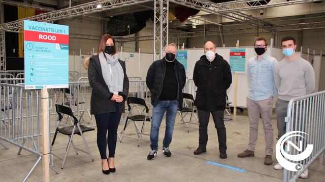 Marianne Verhaert : 'Vaccinatiecentrum Kwartier Den Troon staat 100% klaar, eerste inentingen op 24/2' - UPDATE