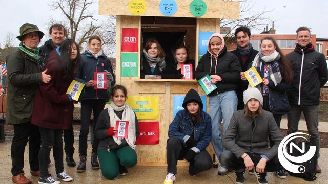 3e editie 'KSO uit de kast': leerlingen kOsh Campus Schepperstraat drukken artistieke stempel op nieuwe stadspark 