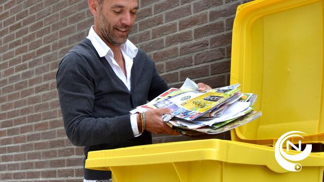 Eerste bedeling gele papiercontainers op 9 juni 