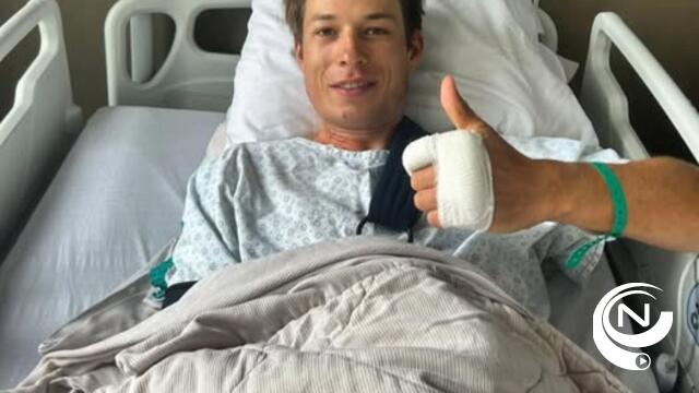 "Moeilijk te beschrijven hoe groot de teleurstelling is": Jasper Philipsen in AZ Herentals met succes geopereerd aan zijn sleutelbeen