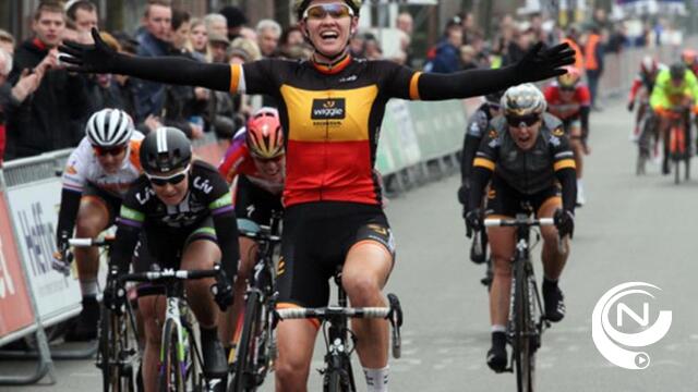 Jolien D'Hoore wint massaspurt in Diamond Tour in Nijlen 