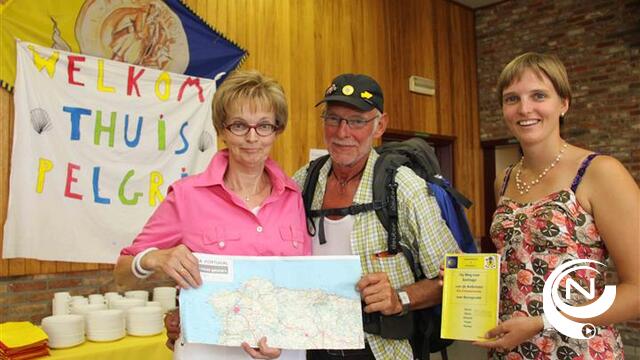 Jules Van Olmen terug van trip naar Santiago de Compostela, Raf Basstanie nog volop bezig aan route 