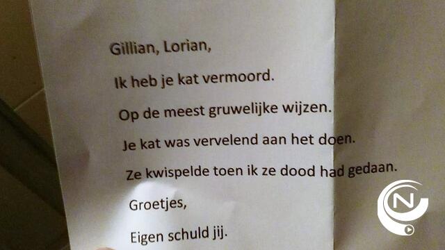 Kattendoder schrijft Herentalse familie brief 