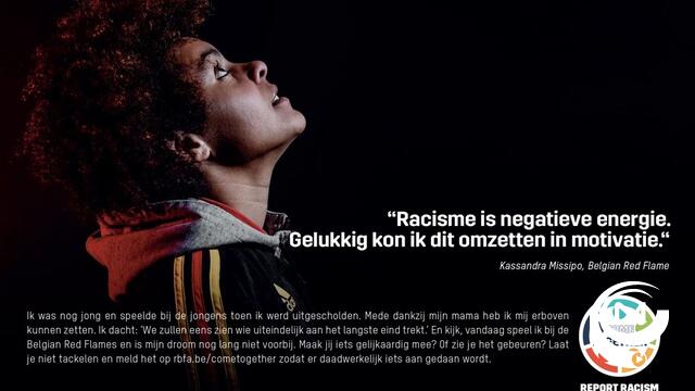 KBVB, Voetbal Vlaanderen en ACFF lanceren nieuw actieplan discriminatie en racisme