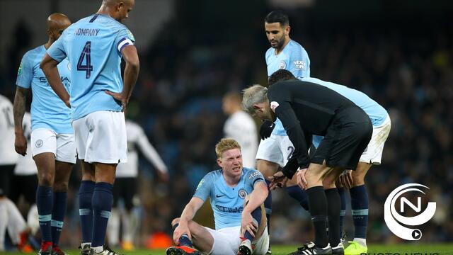 Opnieuw pech voor Kevin De Bruyne: 5 tot 6 weken out met knieblessure 