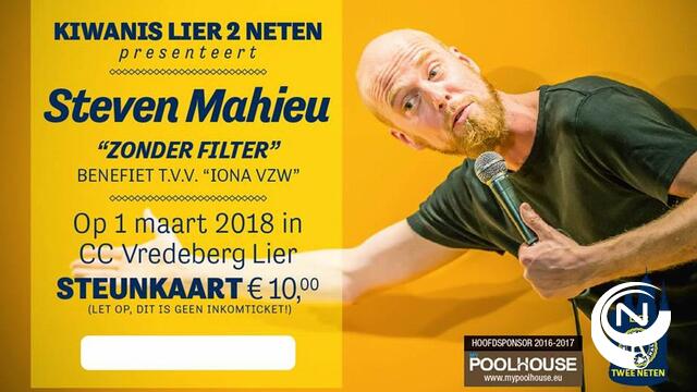 Kiwanis Lier 2 Neten presenteert Steven Mahieu - Benefiet tvv Iona vzw