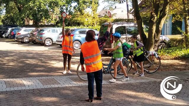 Testopstelling voor verkeer in schoolomgeving van Klokkenlaan Nijlen