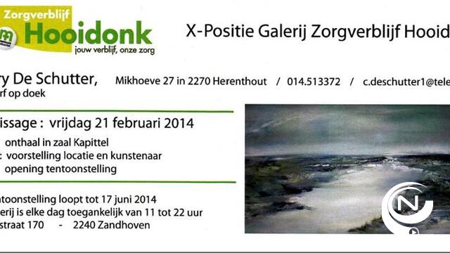 X-Positie  Galerij Zorgverblijf Hooidonk Corry De Schutter 'Olieverf op Doek'