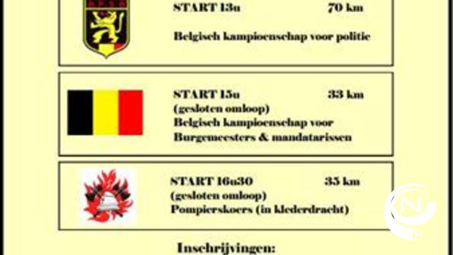 BK Wielrennen voor politie, mandatarissen en brandweer