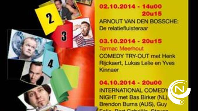 Yellow City  COMEDY FESTIVAL van 1 tot 4 oktober 