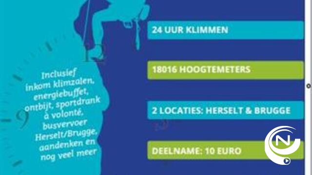 Klimmarathon in Herselt 16 & 17 januari