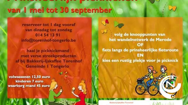 Prinsheerlijk picknicken in Westerlo