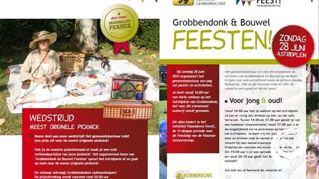 Grobbendonk en Bouwel Feesten op zondag 28/6
