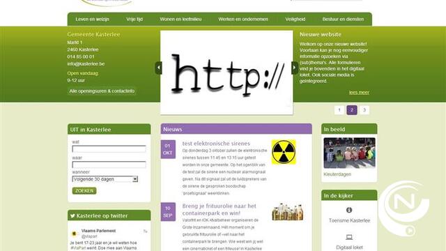 Nieuwe website gemeente en OCMW Kasterlee