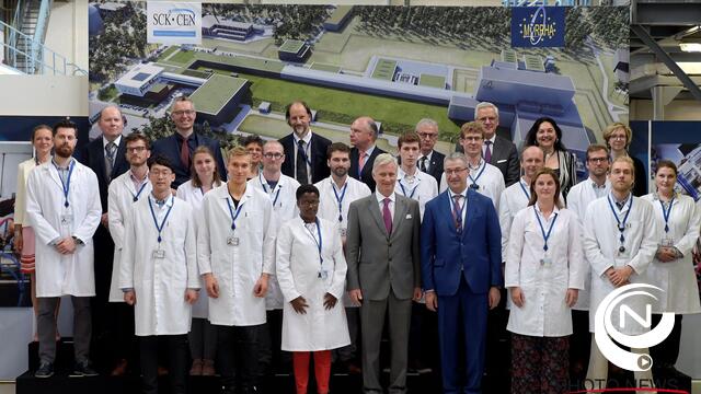 Koning bezoekt Myrrha-project SCK  Mol