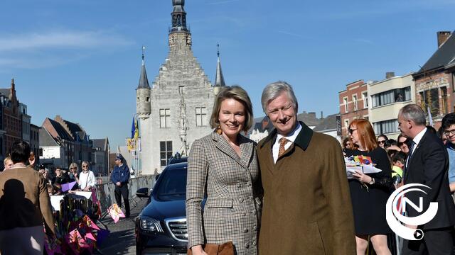 Koningspaar warm onthaald onder stralende zon in Herentals - extra foto's
