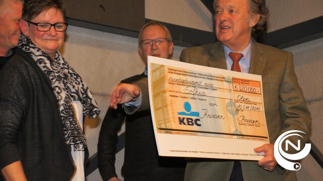 Olen schenkt opnieuw 22.000 euro aan vzw Sofhea van Prof. Marc Boogaerts 