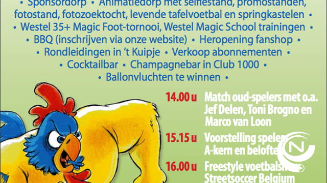 Fandag KVC Westerlo pakt zondag uit fanconferentie 