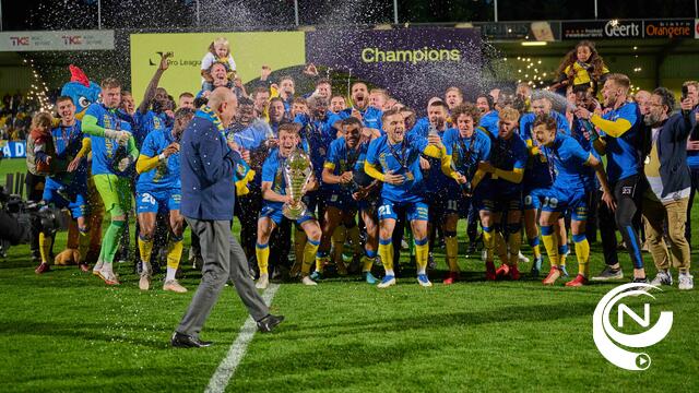 Feestelijke huldiging KVC Westerlo aan gemeentehuis volgende zaterdag