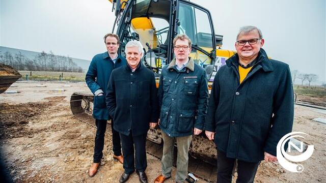 Storm bouwt hoogste windpark van België in Meer