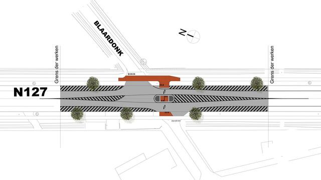 Kruispunt Grote Steenweg (N127) met Blaardonk Laakdal wordt veiliger