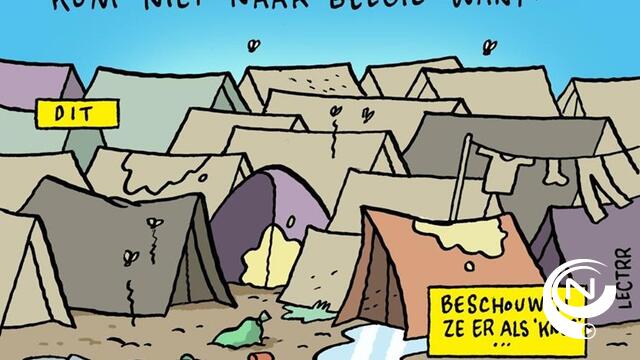 Jaaroverzicht cartoons met Lectrr in Herentalse Lakenhal 