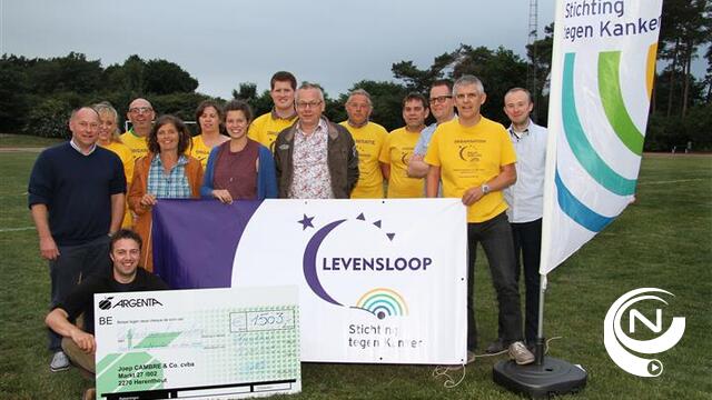 Groep Eenheid Herenthout schenkt 1.503 euro aan actie Levensloop