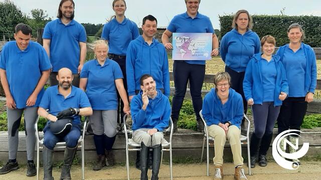  Gouden G-ruiter Liam De Ceuster uit Herentals  steunt 't Perdje met sleutelhanger-actie : €1.000