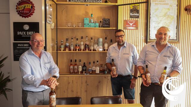 Whisky Club Cupam Amicas viert 5 jaar met unieke whisky (65° alco!) in Staminée De Crawaett