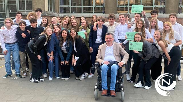 Lionsclub beloont studenten tijdens finale van scholenproject 'Allemaal winnaars op de Berg'
