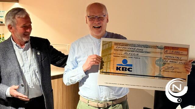 Lions Club Herentals Steunt Alegria vzw met mooie cheque €5.000