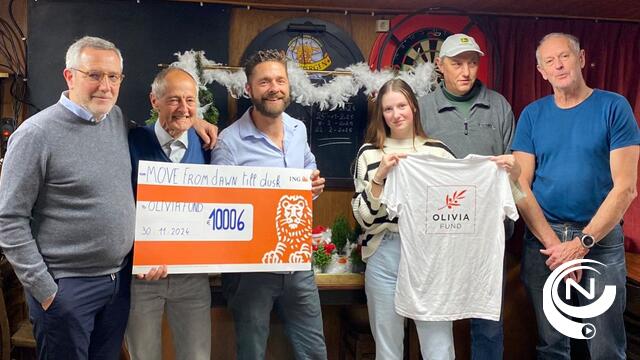 Tom & Louis : '''Move From Dawn Till Dusk Part3' schenkt €10.006 aan Olivia Fund - stevige dank aan alle vrijwilligers!"
