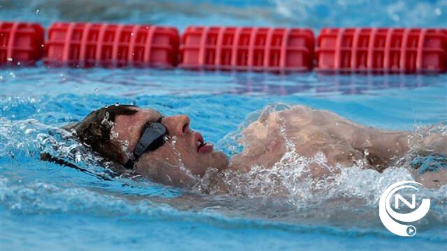 Topzwemmer Louis Croenen ontvangen in Lichtaart 